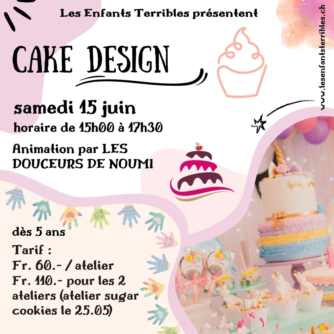 Atelier pâtisserie "Cake Design" (dès 5 ans)